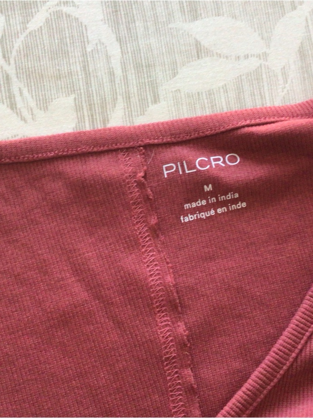 Pilcro Rust Drawstring Ruched V-Neck Tank - Picture 3 of 6